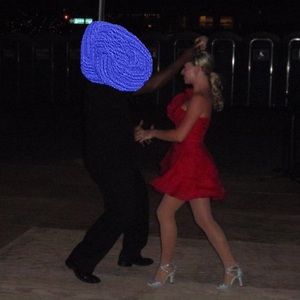 bebe Party Dress with Fun Neckline